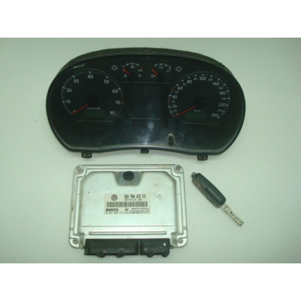 Kit Módulo Injeção Vw Polo 2.0 8v 2007  06a906032kh