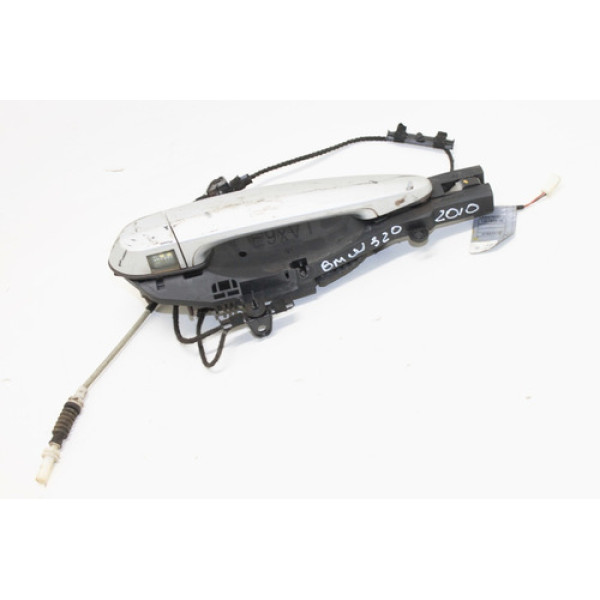 Maçaneta Dianteira Direita Bmw 320i 2010 Prata Original