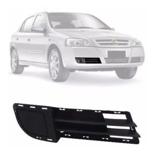 Grade Para-choque Astra Sem Furo De Milha Lado Direito