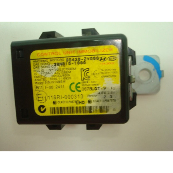 Módulo Imobilizador Hyundai Hb20 2016 95420-2v000
