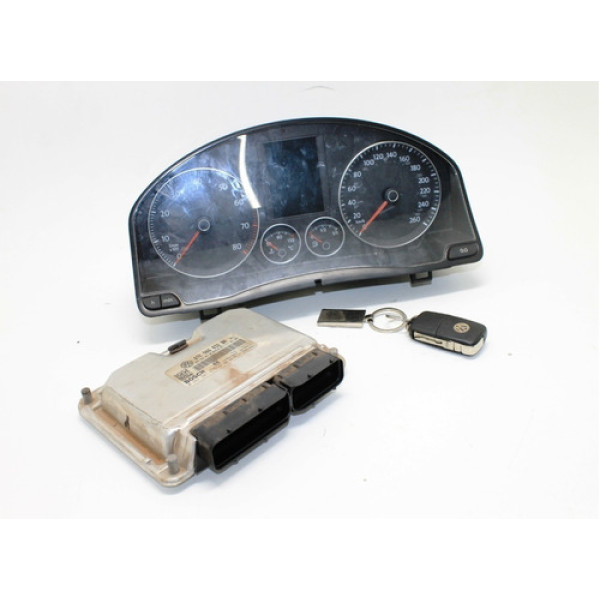 Kit Módulo Injeção Vw Jetta 2.5 5cc Gas 2009 Aut 07k906032bm