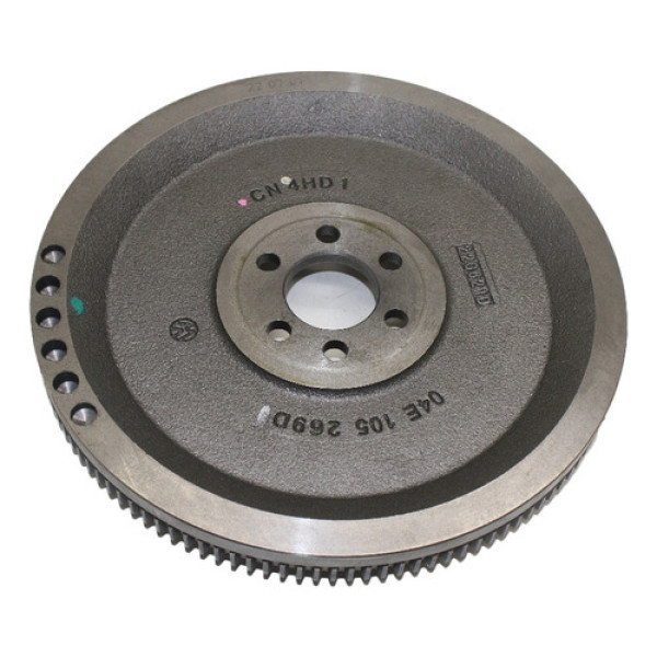 Volante Motor Vw Gol Voyage Fox 1.0 3cc 123 Dentes