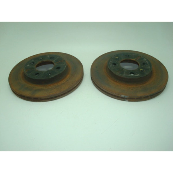 Par De Disco De Freio Dianteiro Hyundai Hb20 2016 