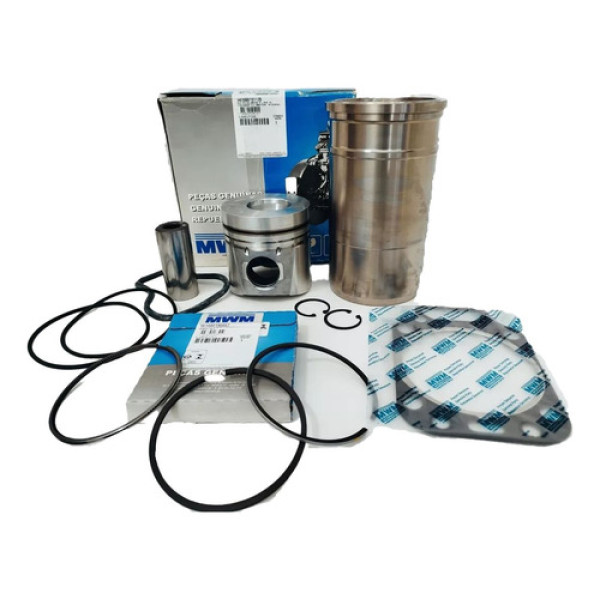 Master Kit Motor Mwm X10 Pistão Anel Camisa Vw 8.100 7.100