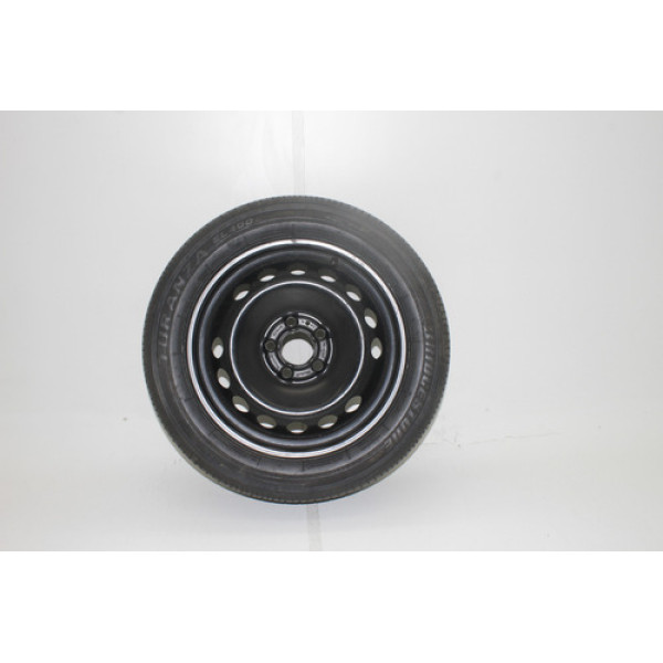 Roda Estepe Ferro Volvo V70 2001 Aro 16 5x108 Com Pneu Ruim 