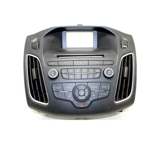 Comando Radio C/ Moldura Painel Difusores Ford Focus 14/15