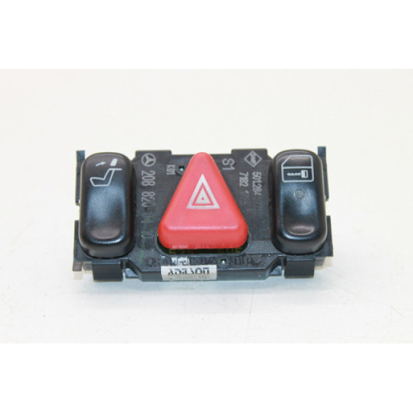 Botao Pisca Alerta Mercedes Benz C280 1996 2088200410